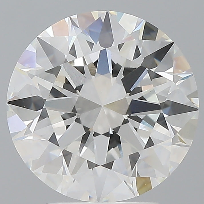 4.01 Carat Round Shaped, Excellent Cut, E Color, VVS2 Clarity, IGI Certified Lab Grown Diamond