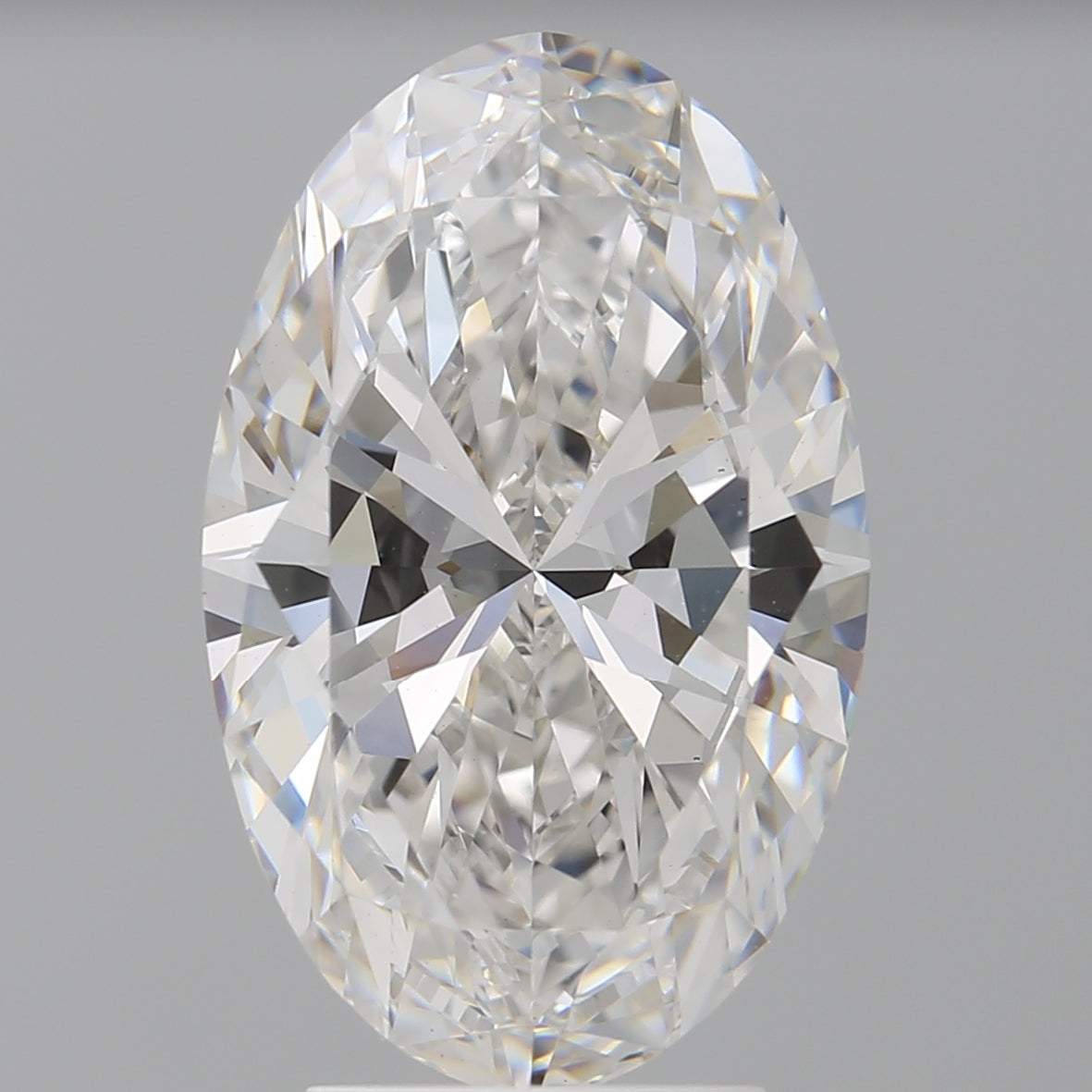 4.07 Carat Oval Shaped, Ideal Cut, F Color, VVS2 Clarity, IGI Certified Lab Grown Diamond