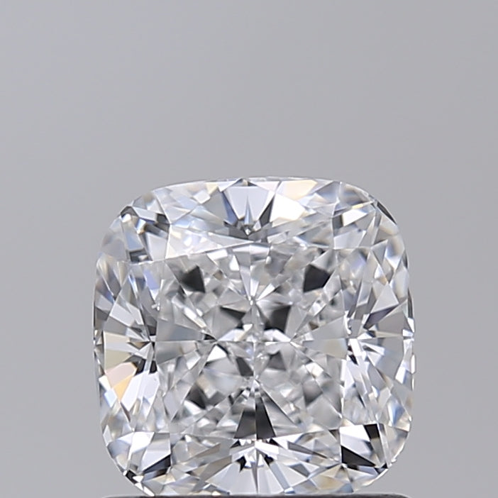 1.02 Carat Cushion Shaped, Ideal Cut, D Color, VVS2 Clarity, IGI Certified Lab Grown Diamond