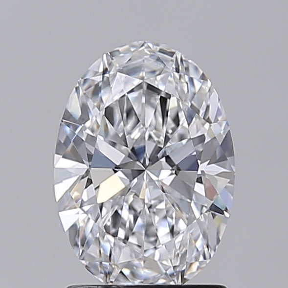 1.52 Carat Oval Shaped, Ideal Cut, D Color, VVS2 Clarity, IGI Certified Lab Grown Diamond
