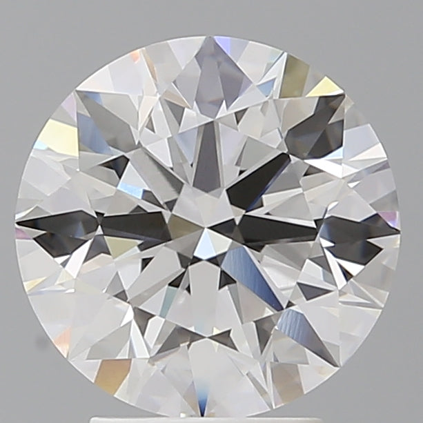 3.57 Carat Round Shaped, Ideal Cut, F Color, VVS2 Clarity, IGI Certified Lab Grown Diamond