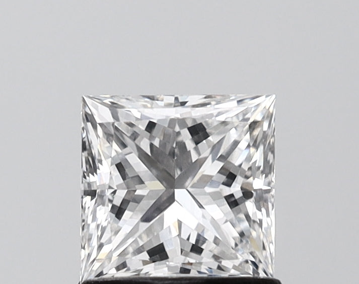 1.06 Carat Princess Shaped, Excellent Cut, E Color, VS1 Clarity, IGI Certified Lab Grown Diamond