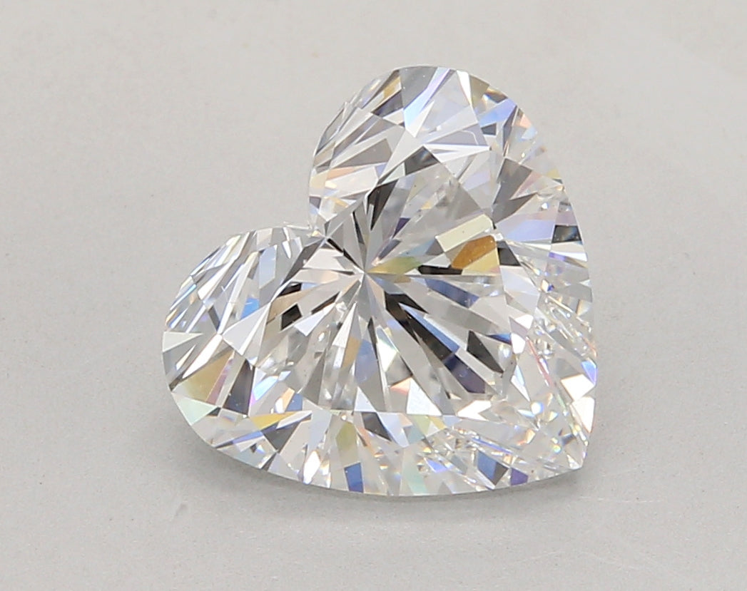 4.05 Carat Heart Shaped, Excellent Cut, D Color, VS1 Clarity, IGI Certified Lab Grown Diamond