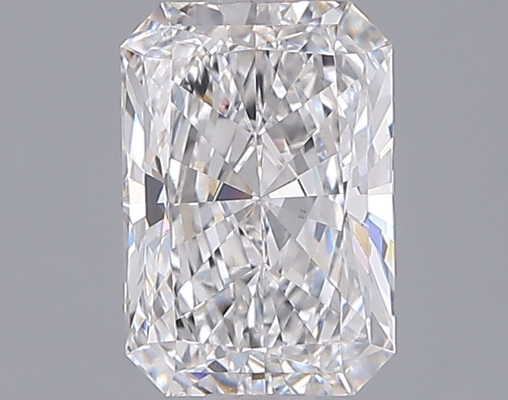 1.52 Carat Radiant Shaped, Ideal Cut, D Color, VS1 Clarity, IGI Certified Lab Grown Diamond