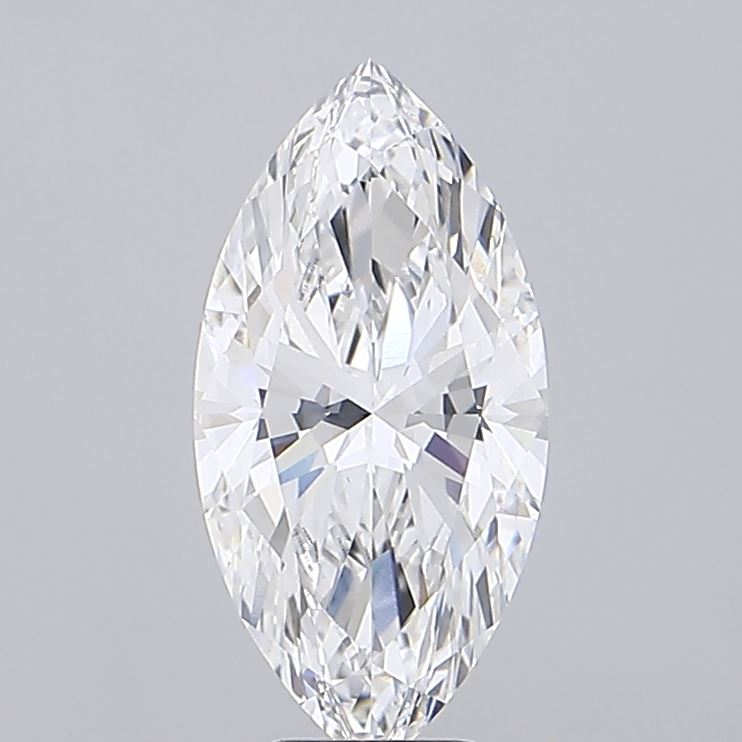 6.00 Carat Marquise Shaped, Ideal Cut, E Color, VVS2 Clarity, IGI Certified Lab Grown Diamond