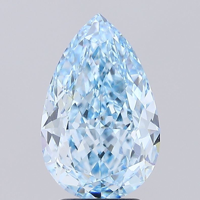 3.37 Carat Pear Shaped, Ideal Cut, VS1 Clarity, IGI Certified Lab Grown Diamond