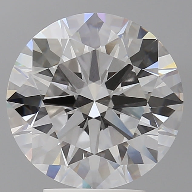 4.10 Carat Round Shaped, Ideal Cut, E Color, VVS2 Clarity, IGI Certified Lab Grown Diamond
