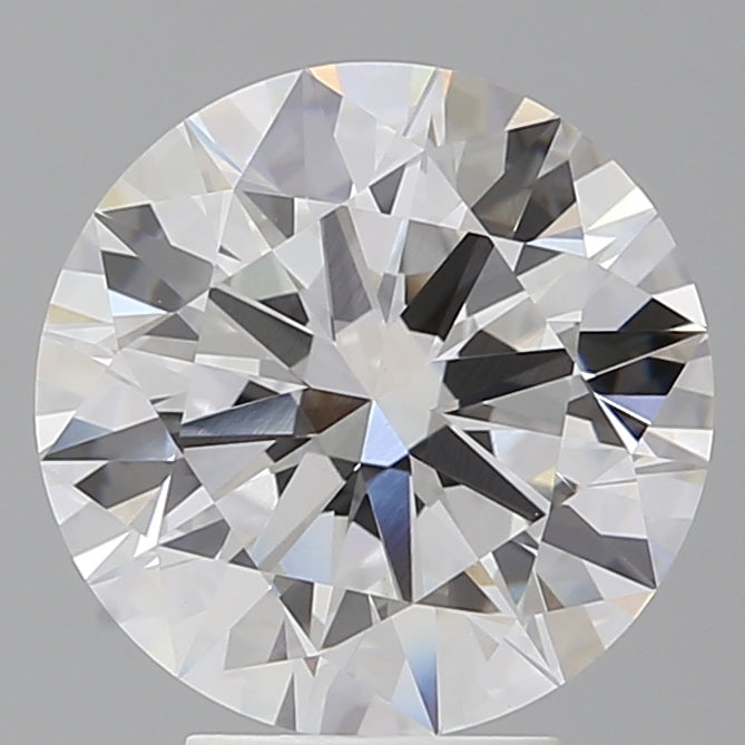 4.58 Carat Round Shaped, Ideal Cut, E Color, VVS2 Clarity, IGI Certified Lab Grown Diamond