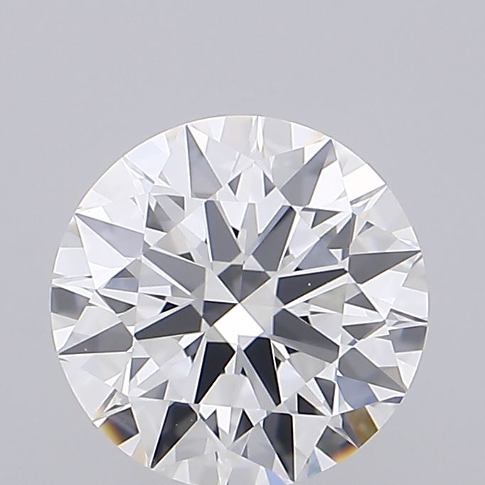 2.03 Carat Round Shaped, Ideal Cut, E Color, VVS1 Clarity, IGI Certified Lab Grown Diamond