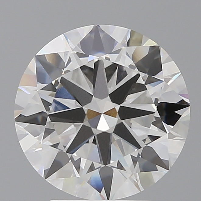 4.05 Carat Round Shaped, Excellent Cut, F Color, VVS2 Clarity, IGI Certified Lab Grown Diamond