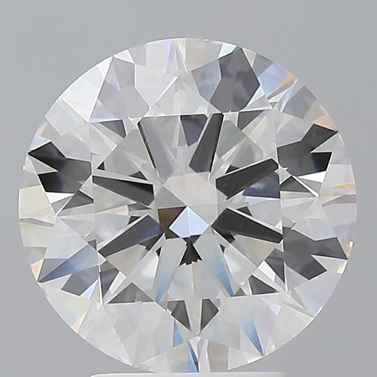 4.10 Carat Round Shaped, Ideal Cut, F Color, VVS2 Clarity, IGI Certified Lab Grown Diamond