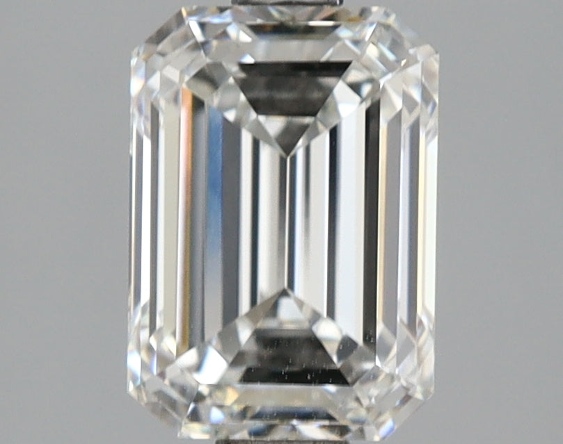 2.15 Carat Emerald Shaped, Ideal Cut, F Color, VVS2 Clarity, IGI Certified Lab Grown Diamond