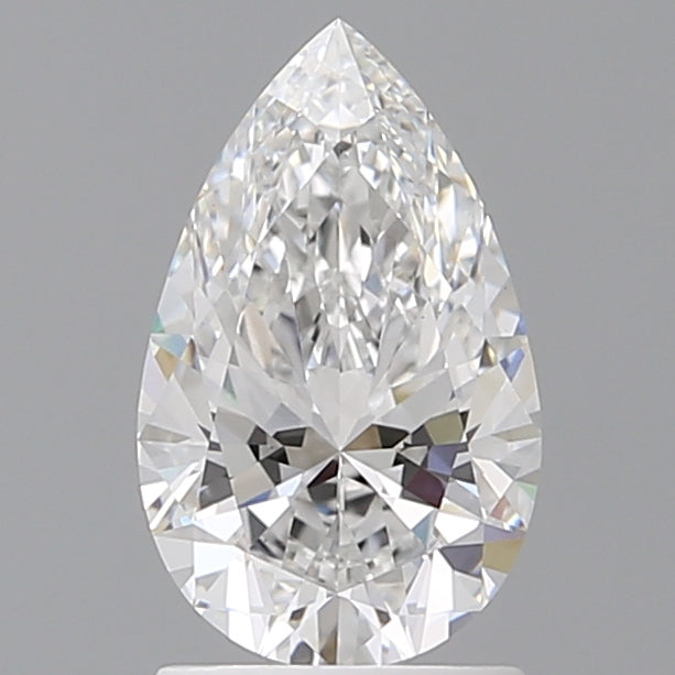 1.59 Carat Pear Shaped, Ideal Cut, D Color, VVS2 Clarity, IGI Certified Lab Grown Diamond