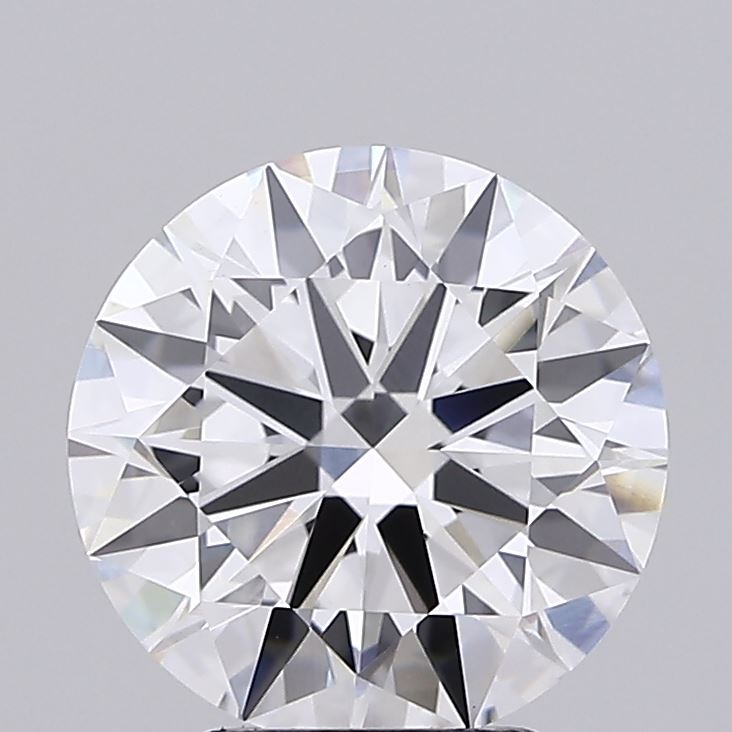 3.37 Carat Round Shaped, Ideal Cut, E Color, VVS2 Clarity, IGI Certified Lab Grown Diamond