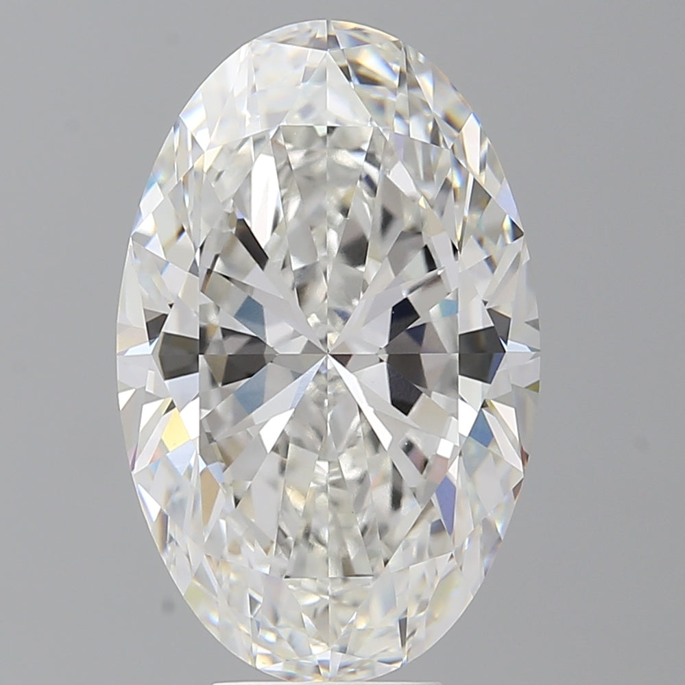 8.04 Carat Oval Shaped, Ideal Cut, F Color, VVS2 Clarity, IGI Certified Lab Grown Diamond