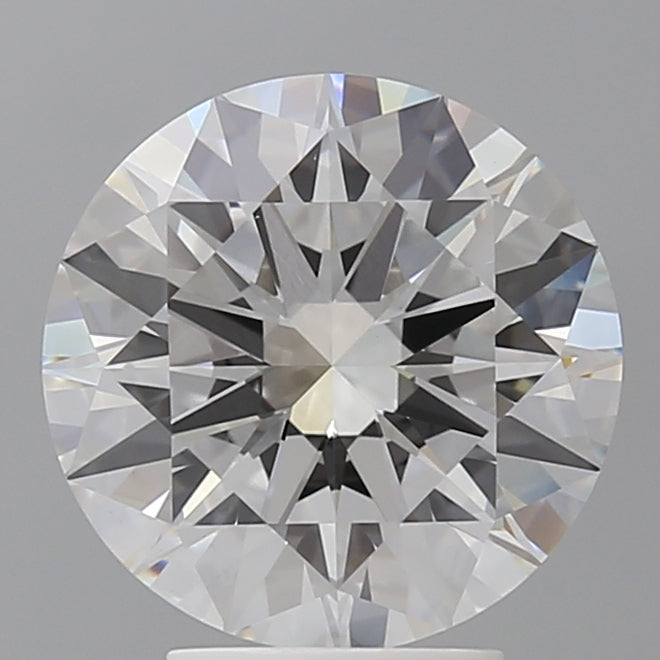 4.01 Carat Round Shaped, Excellent Cut, F Color, VVS2 Clarity, IGI Certified Lab Grown Diamond