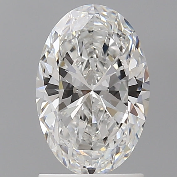 1.58 Carat Oval Shaped, Ideal Cut, E Color, VS1 Clarity, IGI Certified Lab Grown Diamond