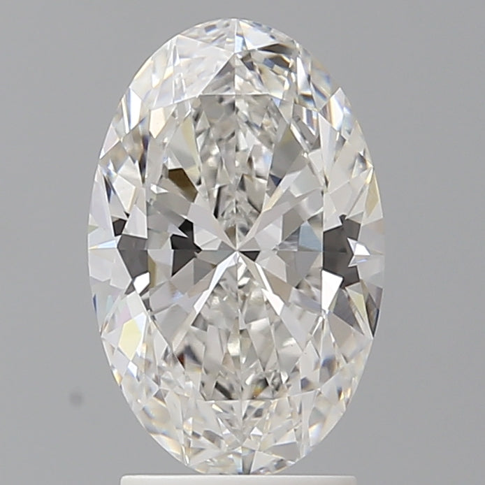 2.57 Carat Oval Shaped, Ideal Cut, F Color, VVS2 Clarity, IGI Certified Lab Grown Diamond