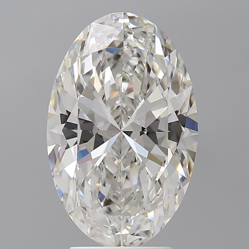 4.07 Carat Oval Shaped, Ideal Cut, E Color, VVS2 Clarity, IGI Certified Lab Grown Diamond