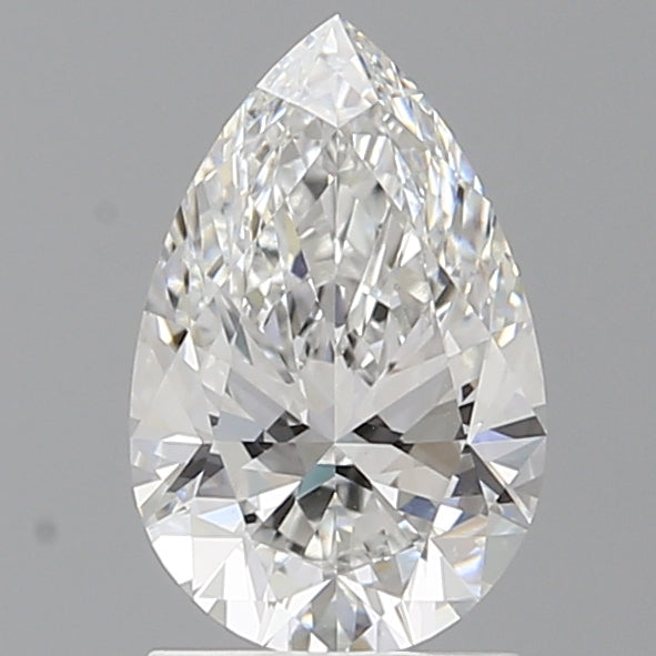 1.60 Carat Pear Shaped, Ideal Cut, E Color, VVS2 Clarity, IGI Certified Lab Grown Diamond