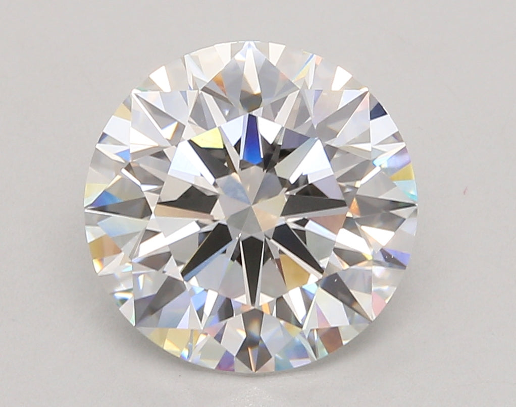 5.05 Carat Round Shaped, Ideal Cut, F Color, VVS2 Clarity, IGI Certified Lab Grown Diamond