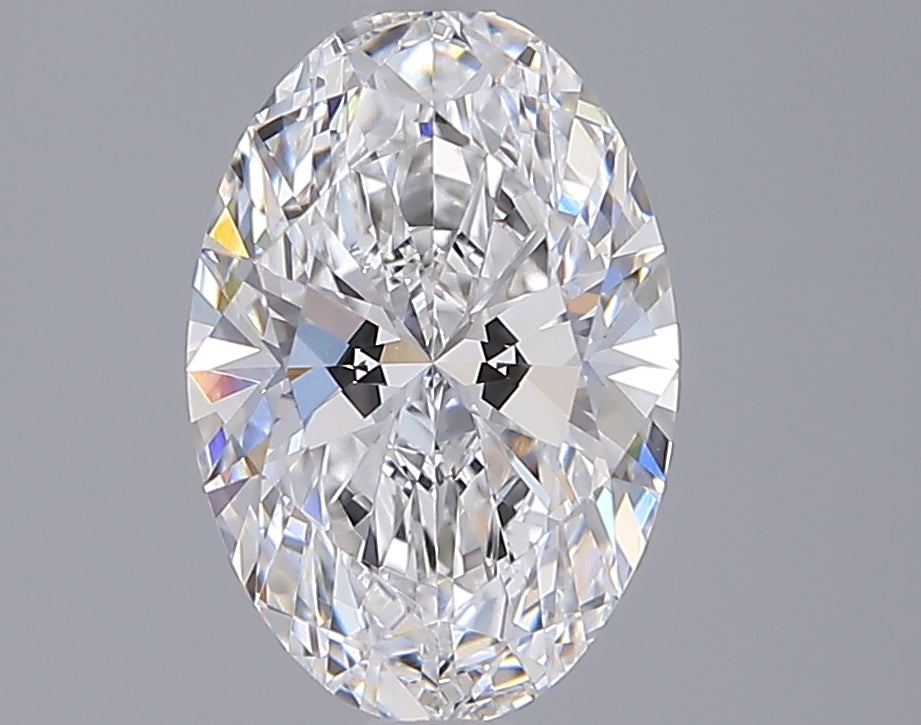 2.05 Carat Oval Shaped, Ideal Cut, D Color, VVS1 Clarity, IGI Certified Lab Grown Diamond