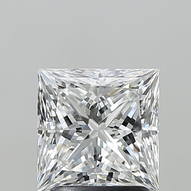 2.10 Carat Princess Shaped, Ideal Cut, E Color, VVS2 Clarity, IGI Certified Lab Grown Diamond