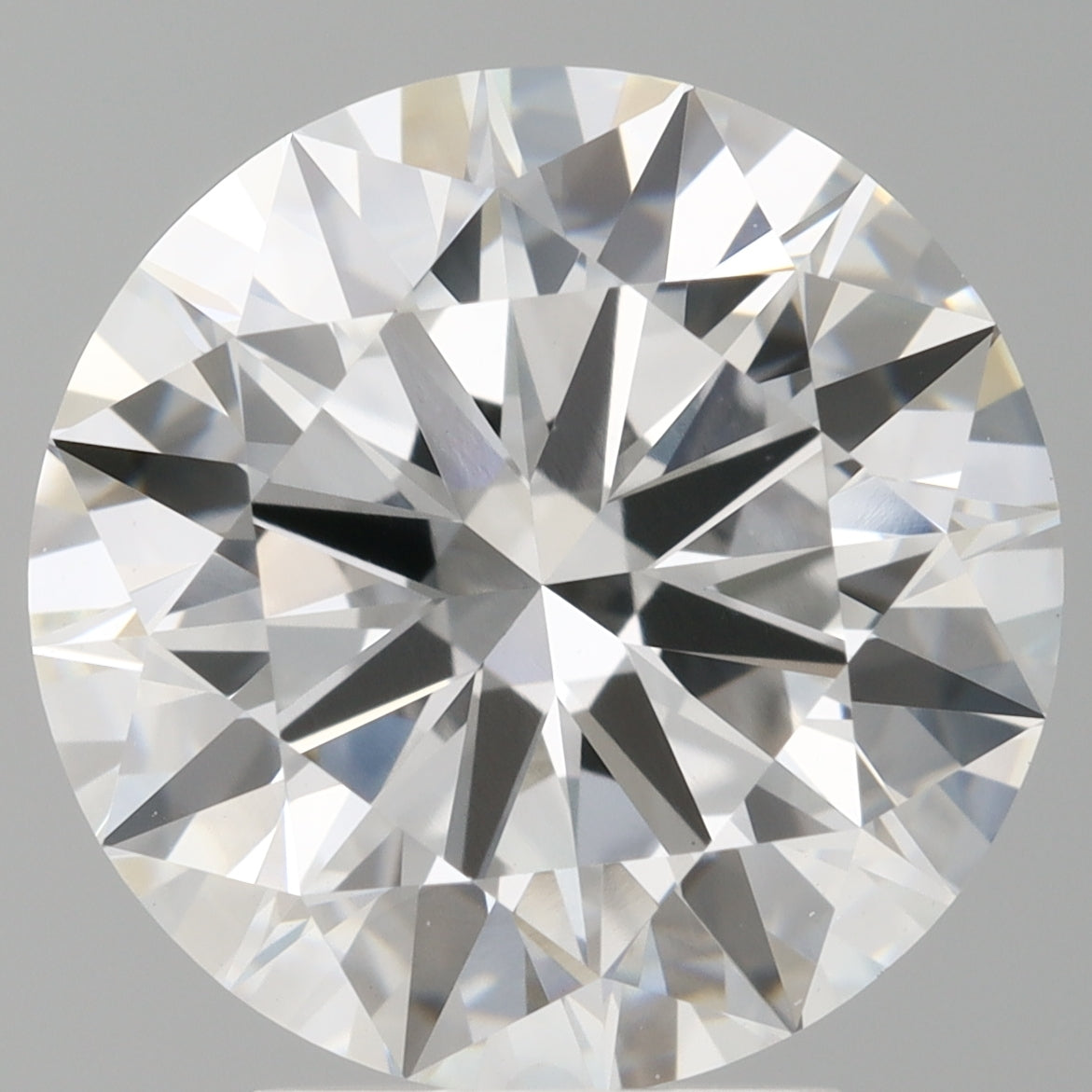 4.10 Carat Round Shaped, Ideal Cut, F Color, VVS2 Clarity, IGI Certified Lab Grown Diamond