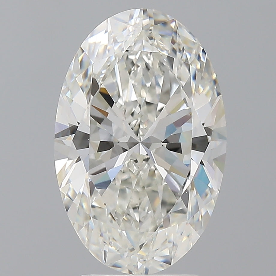 4.02 Carat Oval Shaped, Ideal Cut, F Color, VS1 Clarity, IGI Certified Lab Grown Diamond