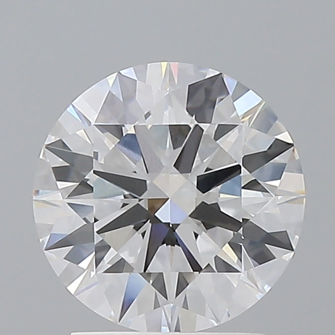 2.10 Carat Round Shaped, Ideal Cut, E Color, VVS2 Clarity, IGI Certified Lab Grown Diamond
