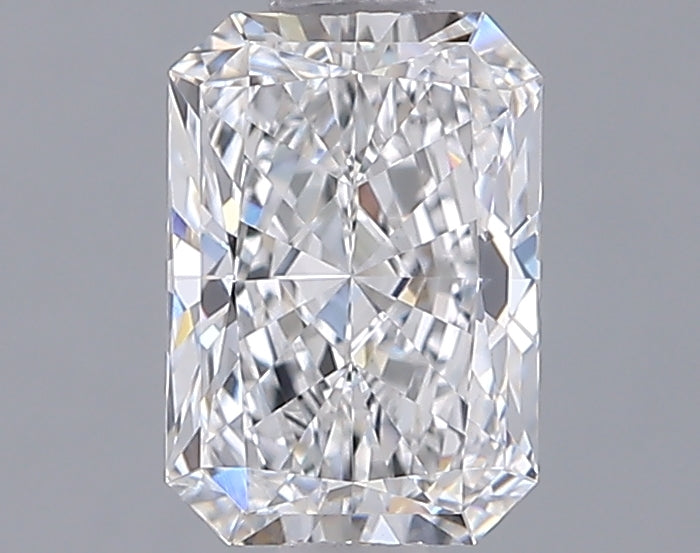 1.26 Carat Radiant Shaped, Ideal Cut, D Color, VVS2 Clarity, IGI Certified Lab Grown Diamond