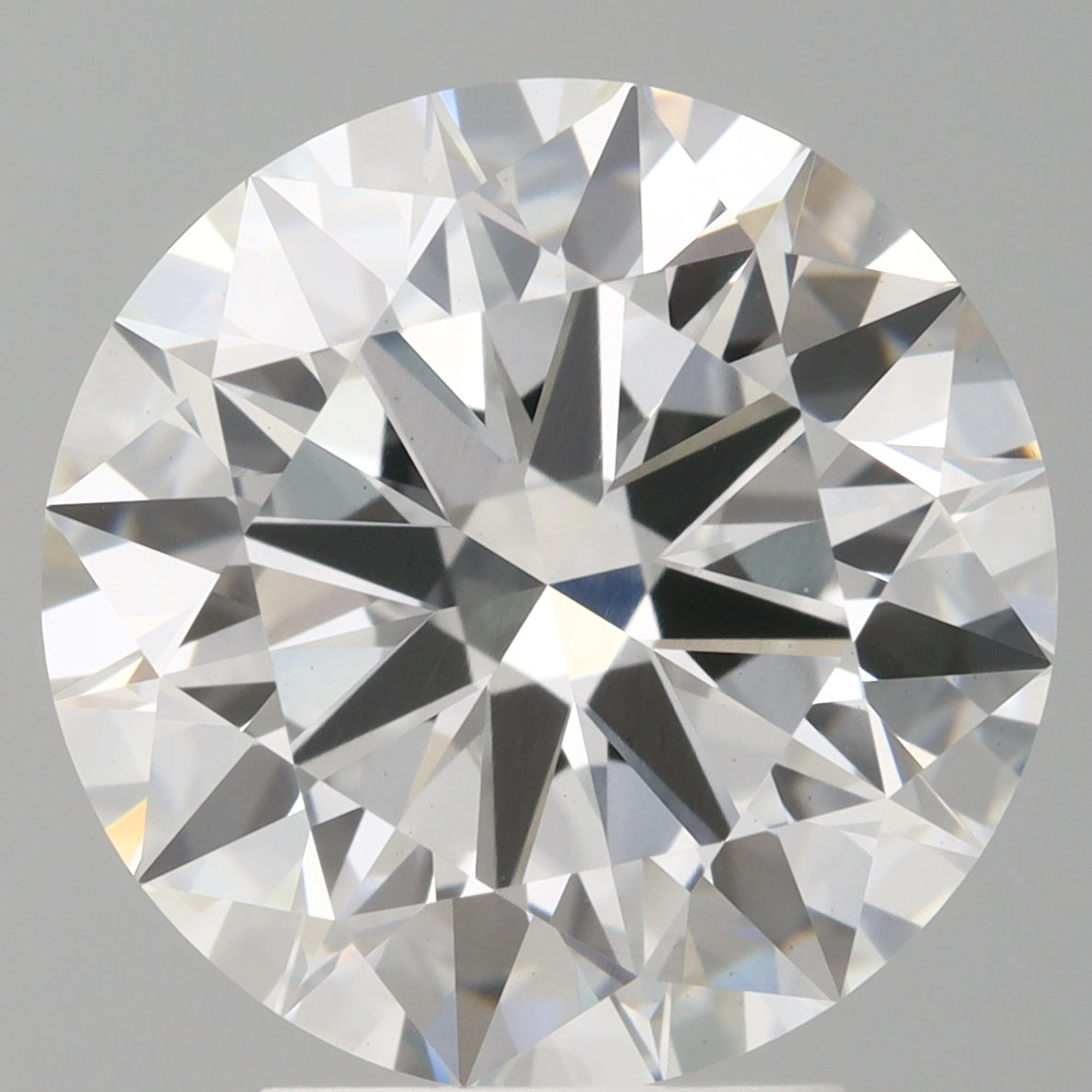 4.00 Carat Round Shaped, Excellent Cut, E Color, VVS2 Clarity, IGI Certified Lab Grown Diamond