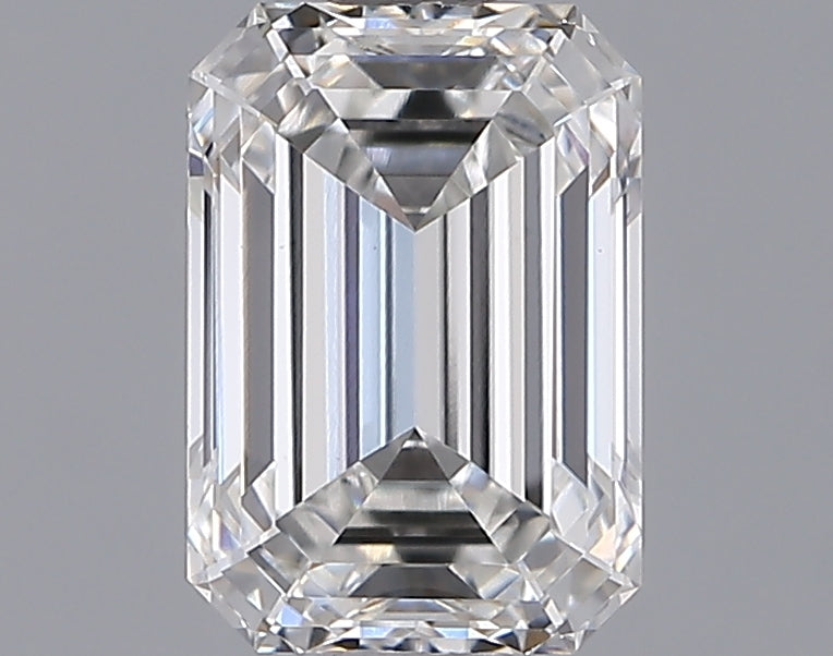 1.52 Carat Emerald Shaped, Ideal Cut, F Color, VVS2 Clarity, IGI Certified Lab Grown Diamond