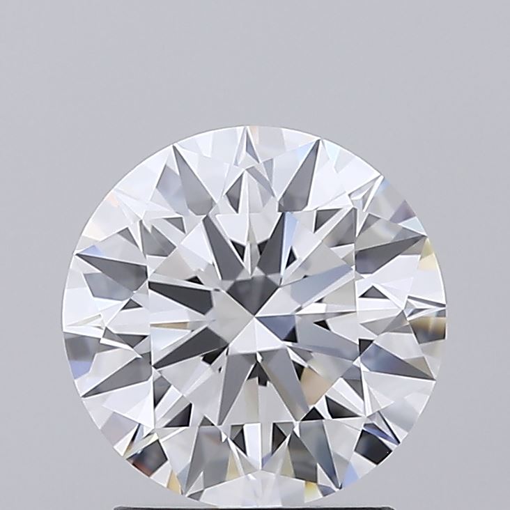 2.01 Carat Round Shaped, Ideal Cut, D Color, IF Clarity, IGI Certified Lab Grown Diamond