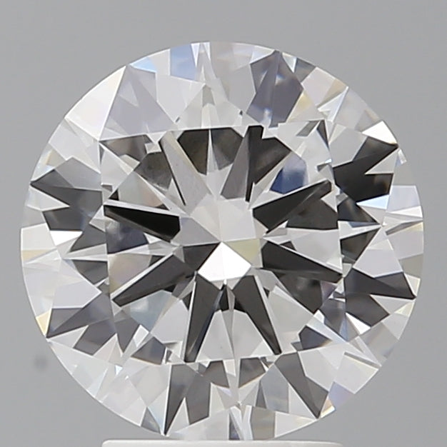 3.52 Carat Round Shaped, Excellent Cut, F Color, VVS2 Clarity, IGI Certified Lab Grown Diamond