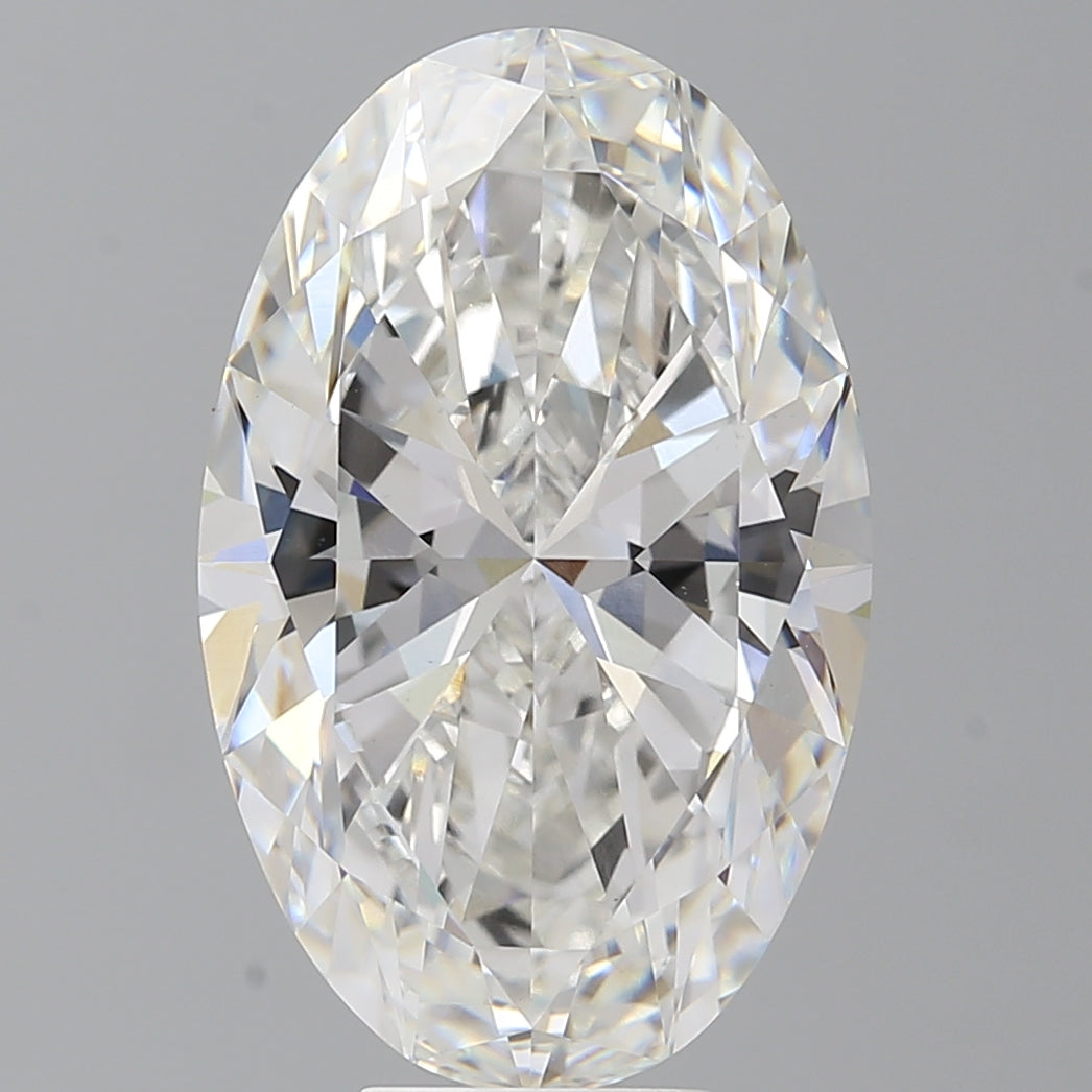 9.10 Carat Oval Shaped, Ideal Cut, F Color, VVS2 Clarity, IGI Certified Lab Grown Diamond