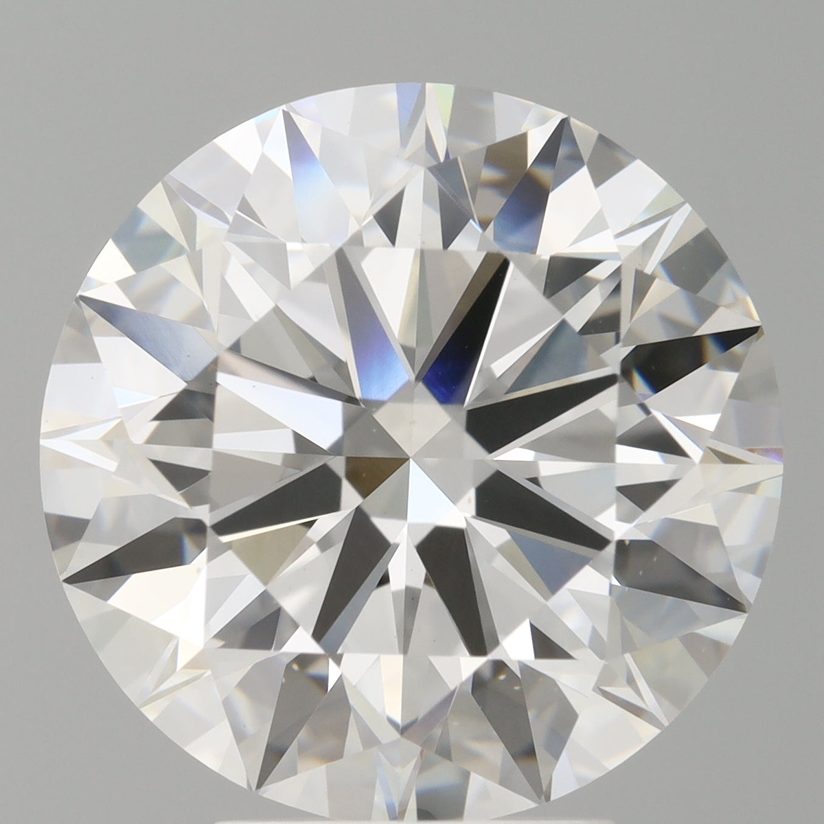 5.05 Carat Round Shaped, Ideal Cut, F Color, VVS2 Clarity, IGI Certified Lab Grown Diamond