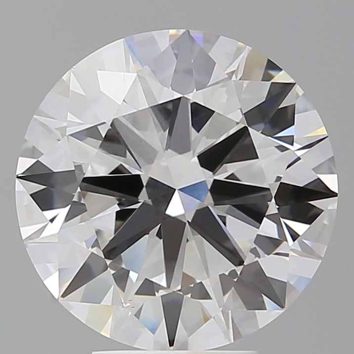 5.54 Carat Round Shaped, Ideal Cut, E Color, VVS2 Clarity, IGI Certified Lab Grown Diamond