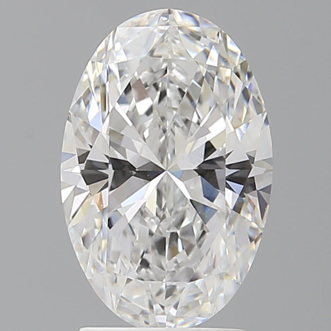 2.54 Carat Oval Shaped, Excellent Cut, D Color, VVS2 Clarity, IGI Certified Lab Grown Diamond