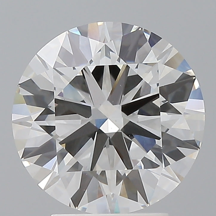 3.51 Carat Round Shaped, Ideal Cut, F Color, VVS2 Clarity, IGI Certified Lab Grown Diamond