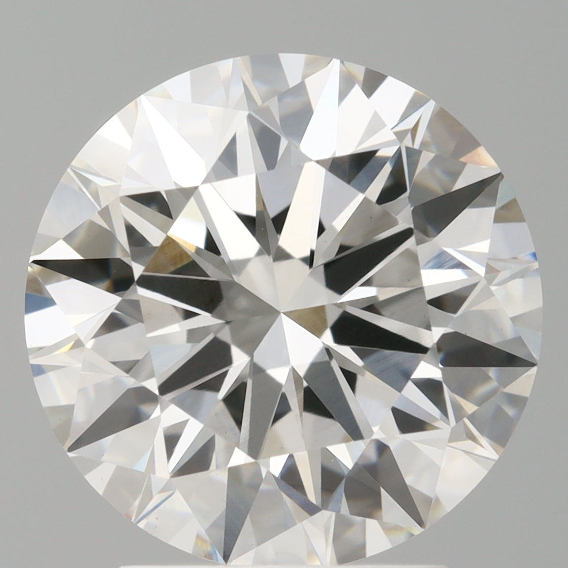 3.02 Carat Round Shaped, Ideal Cut, F Color, VVS2 Clarity, IGI Certified Lab Grown Diamond