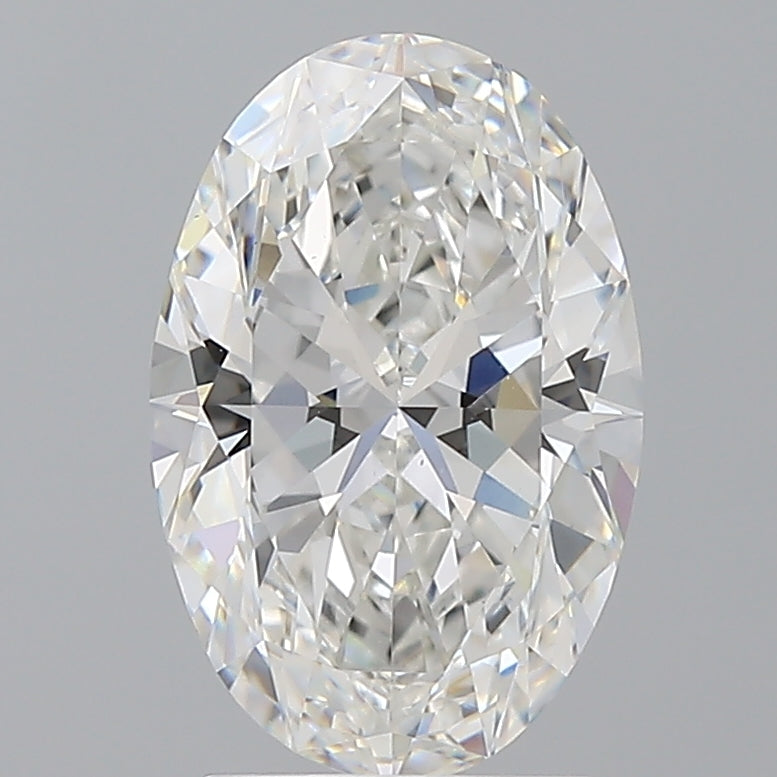 2.54 Carat Oval Shaped, Ideal Cut, E Color, VS1 Clarity, IGI Certified Lab Grown Diamond