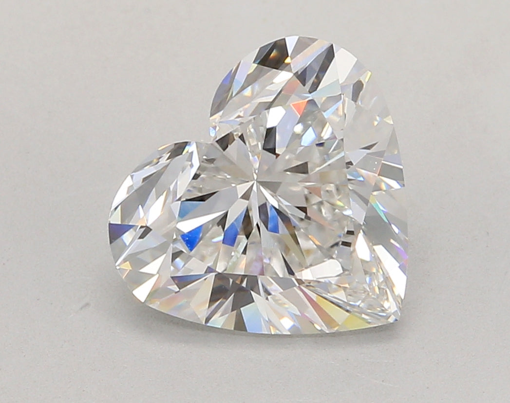 4.04 Carat Heart Shaped, Ideal Cut, E Color, VVS2 Clarity, IGI Certified Lab Grown Diamond