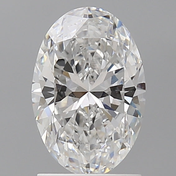 1.60 Carat Oval Shaped, Ideal Cut, D Color, VS2 Clarity, IGI Certified Lab Grown Diamond