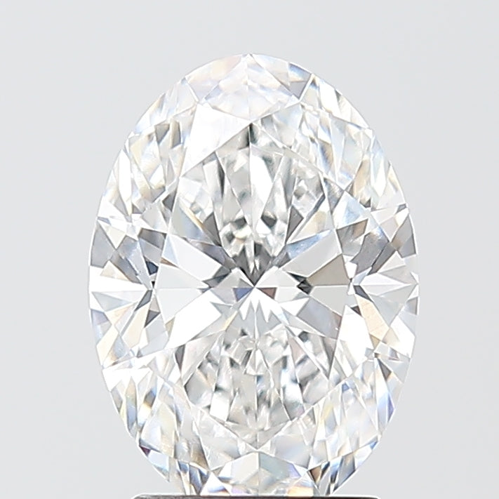 2.09 Carat Oval Shaped, Ideal Cut, D Color, VVS2 Clarity, IGI Certified Lab Grown Diamond
