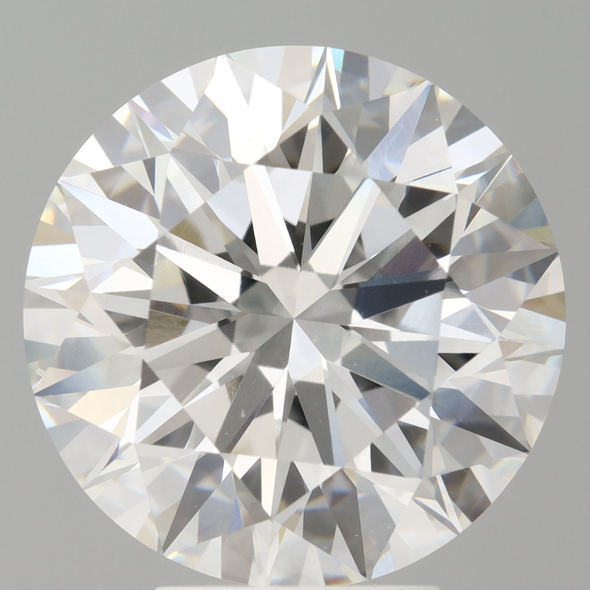 5.55 Carat Round Shaped, Excellent Cut, E Color, VS1 Clarity, IGI Certified Lab Grown Diamond
