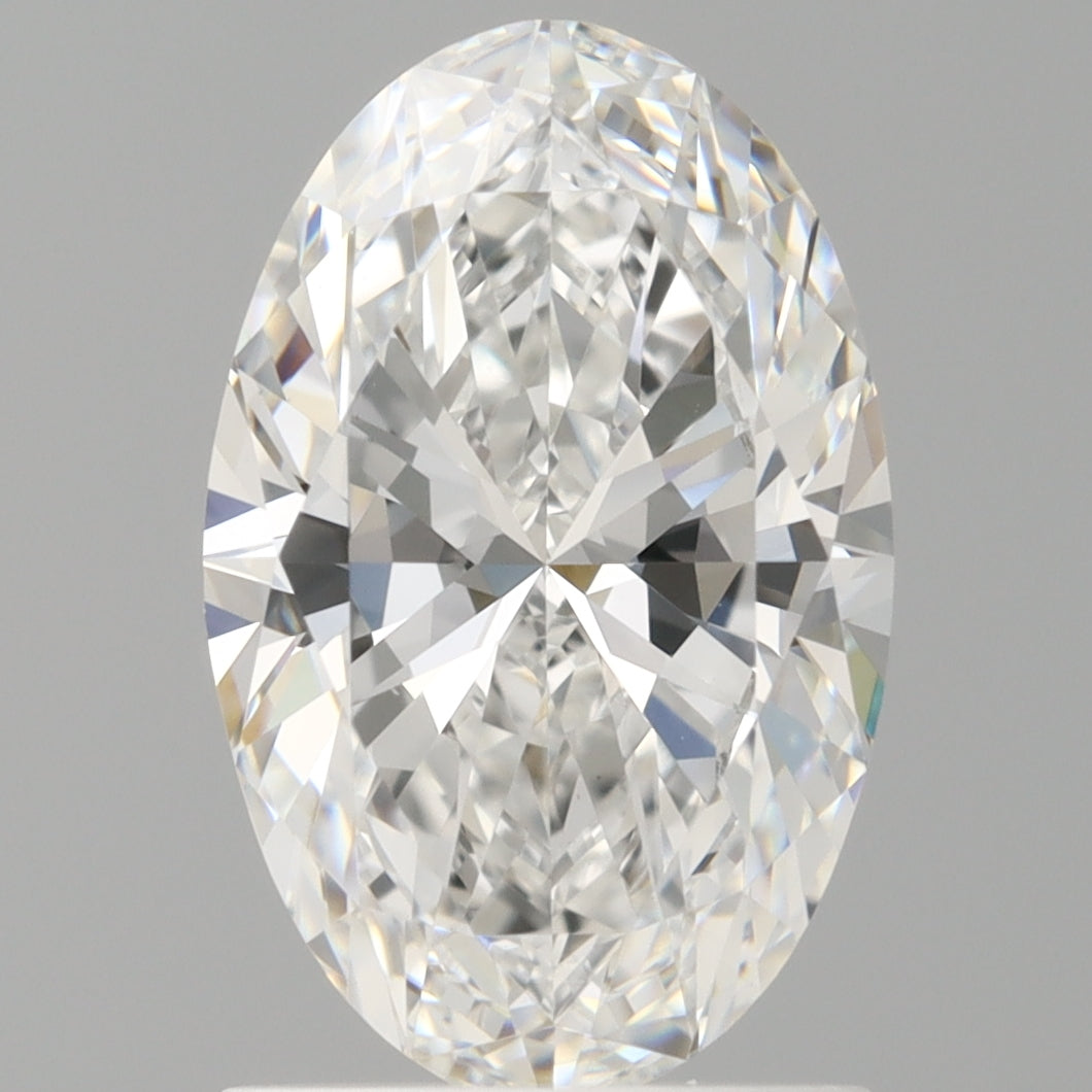 1.56 Carat Oval Shaped, Ideal Cut, E Color, VVS2 Clarity, IGI Certified Lab Grown Diamond