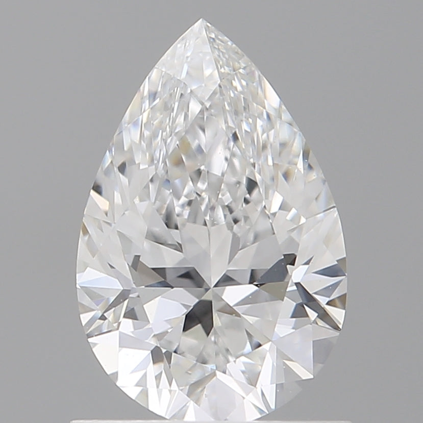 1.01 Carat Pear Shaped, Ideal Cut, D Color, VVS2 Clarity, IGI Certified Lab Grown Diamond
