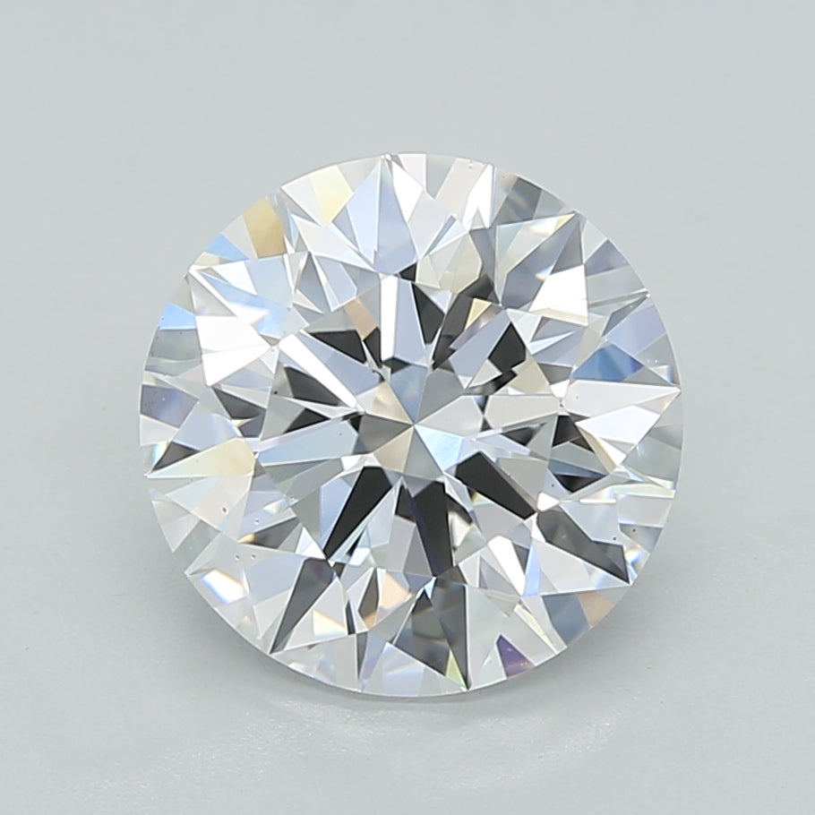 3.01 Carat Round Shaped, Ideal Cut, D Color, VS1 Clarity, IGI Certified Lab Grown Diamond