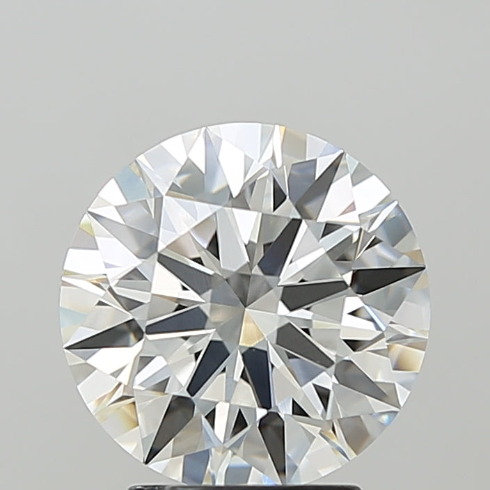3.10 Carat Round Shaped, Ideal Cut, F Color, VVS2 Clarity, IGI Certified Lab Grown Diamond